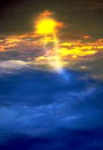 somewhere, above us...